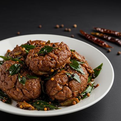 Mutton Brain Dry Fry